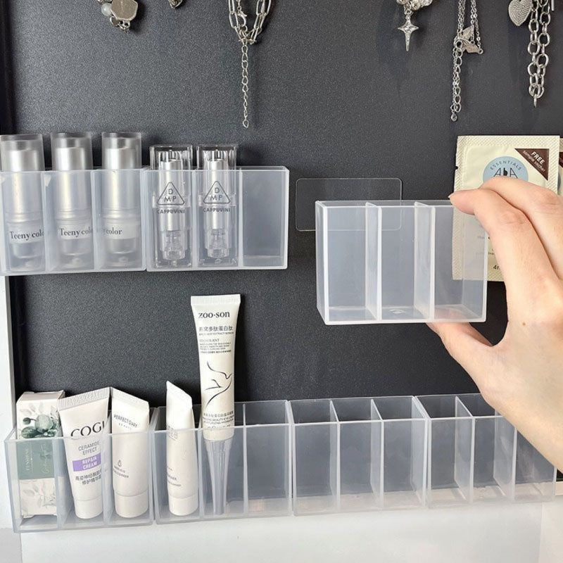 Bathroom mirror cabinet door rear storage box bathroom cabinet mirror rear storage rack bathroom mirror jewelry cosmetics storage rack