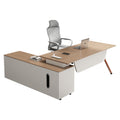 Office desk - minimalist modern manager desk - light luxury executive desk - high-end boss office desk and chair set - ceo executive desk