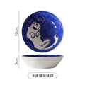 Creative and cute ceramic cat dipping dish for home use - perfect for restaurants, hotels, hot pot, seasoning, and snacks. adorable cat plate