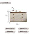 Wall-mounted five-drawer and eight-drawer cabinet, medieval living room storage cabinet, bedroom for home bedside storage cabinet, accessible luxury solid wood dressing table