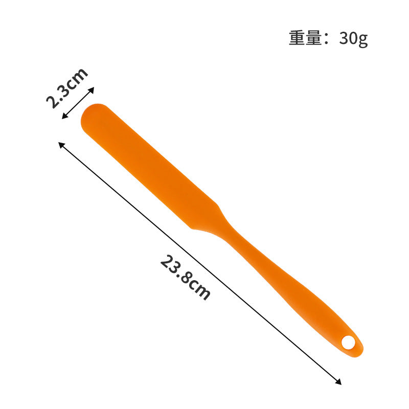 hot-selling integrated silicone spatula, cream mixing baking spatula, cake demoulding baking knife, high temperature resistant for home
