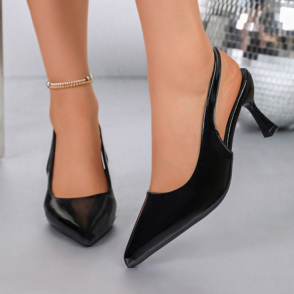Pointed-toe export high heel sandals women's  new cross-border thin heel plus size fashion baotou back hollow sandals wholesale
