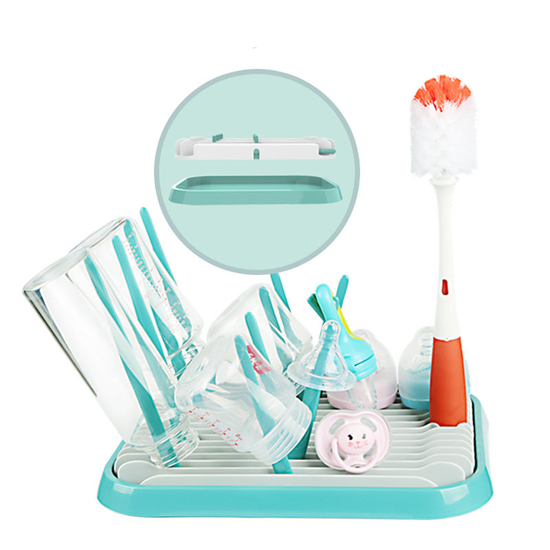 Baby bottle drying rack - cross-border hot seller - multifunctional water cup drainer & bottle brush holder