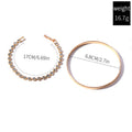 Wholesale alloy bracelets: european & american cross-border retro jewelry, fashionable gold diamond bracelets for women, polished simulated gold hand jewelry