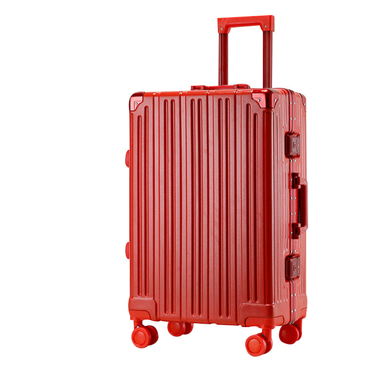 Customized suitcase 24 trolley case 20 inch universal wheel aluminum frame female and male password multi-capacity wholesale password box