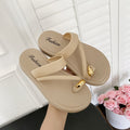 2026 new cross-border hot-selling thong sandals for women - summer outdoor fashion thick-soled flip-flops beach slippers