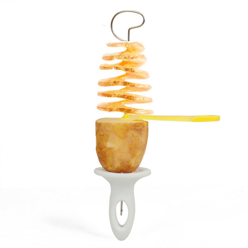 Cyclone potato potato tower skewer spiral slicer bbq potato tower hand slicer vegetable skewer hand potato cutter