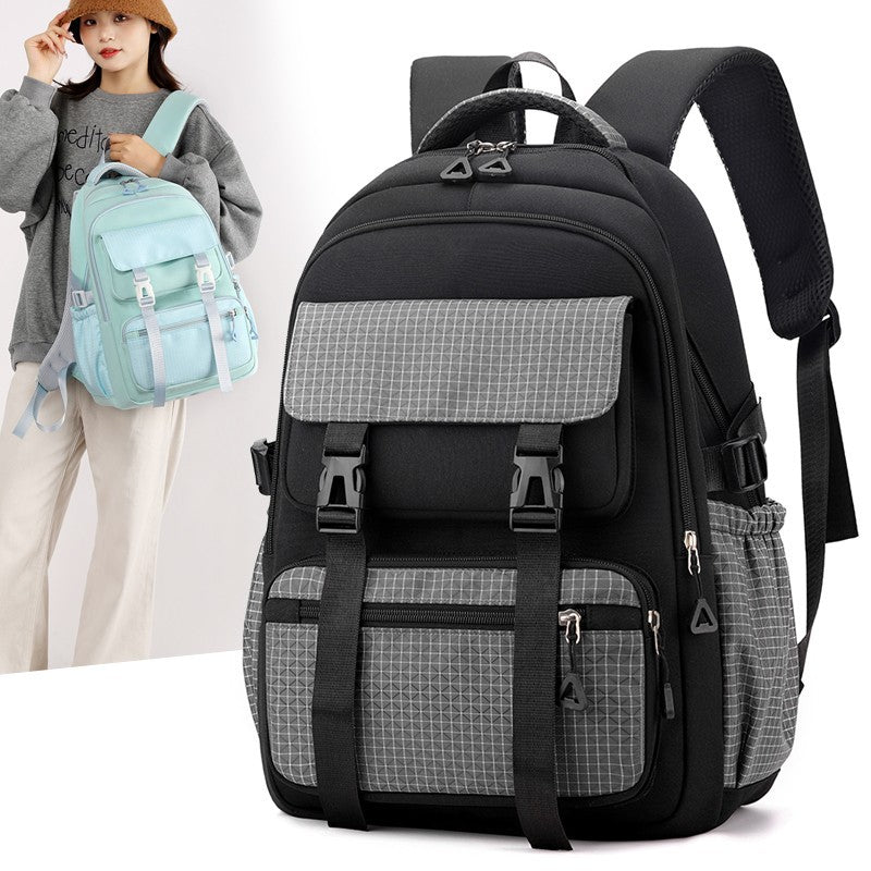 Cross-border new primary school students backpack women's outdoor sports and leisure travel backpack multi-layer storage junior high school backpack