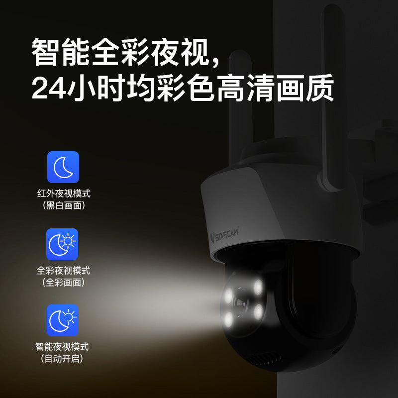 Cross-border monocular bracket monitoring camera indoor and outdoor frequency household lamp holder wireless WIFI high definition monitoring 1080P