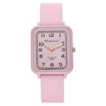 Inspopular square case women's watch wholesale tape digital quartz watch stylishfashion student watch women's watch