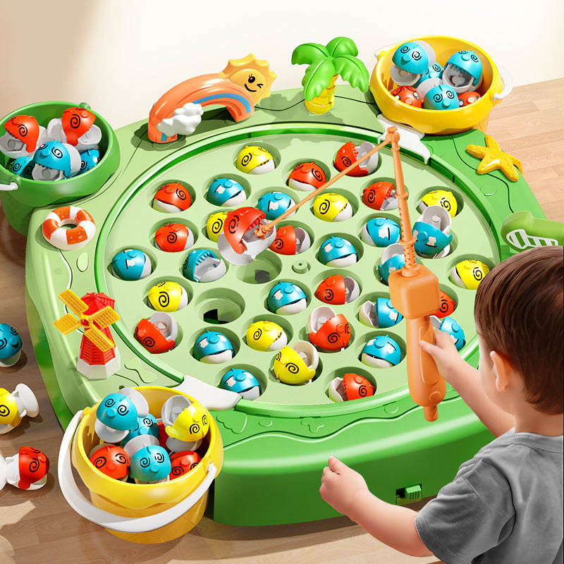 Baby electric magnetic fishing toy for kids, ages 1-2, 3, educational toy for children, two and a half weeks old, boys, girls, toddlers