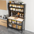 Kitchen storage rack, sideboard, floor-standing multi-layer oven, microwave, pot, electrical appliance, multi-functional storage cabinet