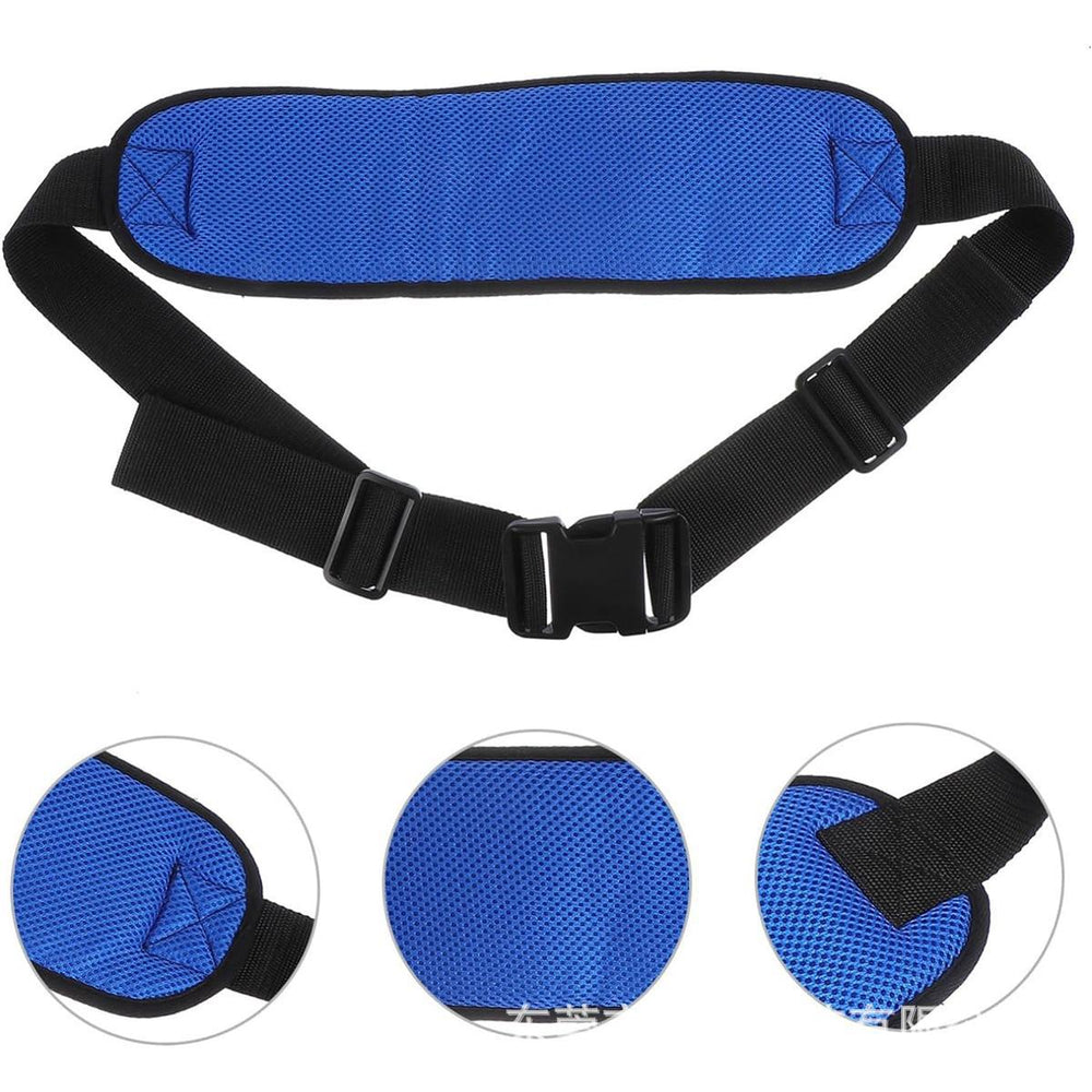 Wheelchair safety belt - adjustable length, anti-slip, anti-fall, safety harness with hook for seniors