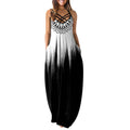new arrival: european and american style casual fashion summer loose sleeveless camisole maxi dress for  export