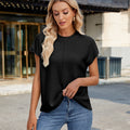 fashion  new arrival women's summer round neck short-sleeved sweatercasualsweaterknitting vest pullover shirt