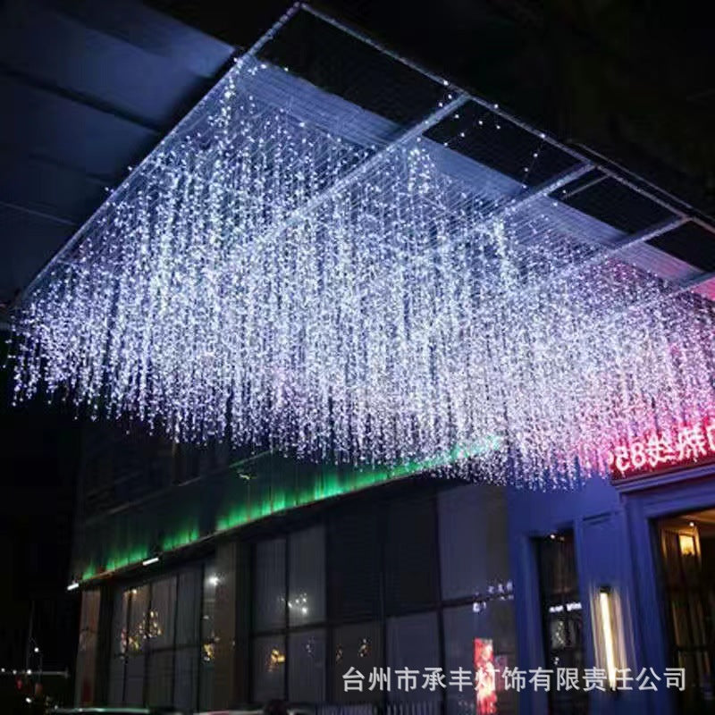 LED ice strip light string waterfall curtain light Gypsy lights outdoor project = lighting ambient light decorative light string light