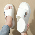 2026 indoor and outdoor home slippers men's season outer wear thick sole non-slip shit feeling eva outing popular basketball