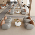 Hotel lobby, lobby, vip rest area, reception, sofa, guest sales department, curved sofa, sales department, negotiation group