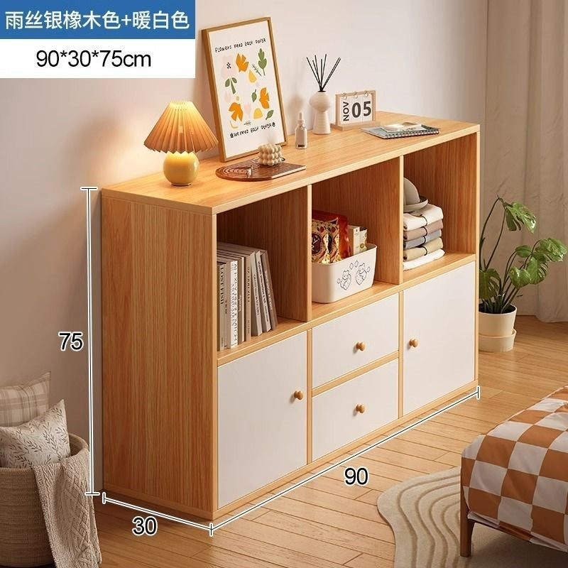 Bookshelf kindergarten reading rack multifunctional simple storage cabinet living room storage cabinet for home floor-standing storage rack