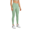 European and american new style criss-cross waistband women's sports leggings - seamless, high-stretch, butt-lifting, cropped yoga pants dl199