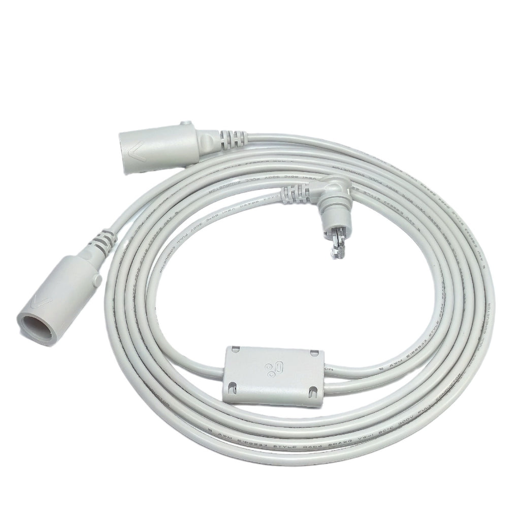 Customized 10-core RJ45 male-to-female one-to-two poe camera splitter, monitoring network Gigabit network cable