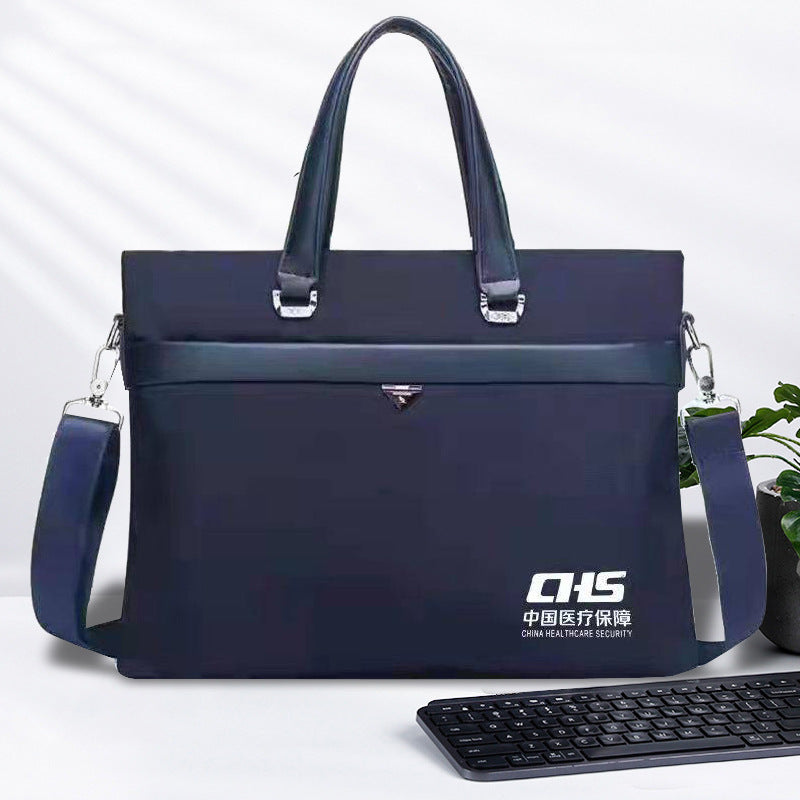 New men's fashion trend waterproof handbag business briefcase messenger bag logo manufacturer wholesale