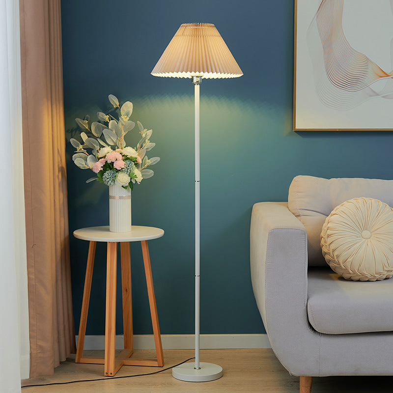 Floor lamp ins style modern simple bedroom study living room bedside popular vertical table lamp hotel guest room lamp