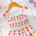 Children's suspender heart dress suspender skirt
