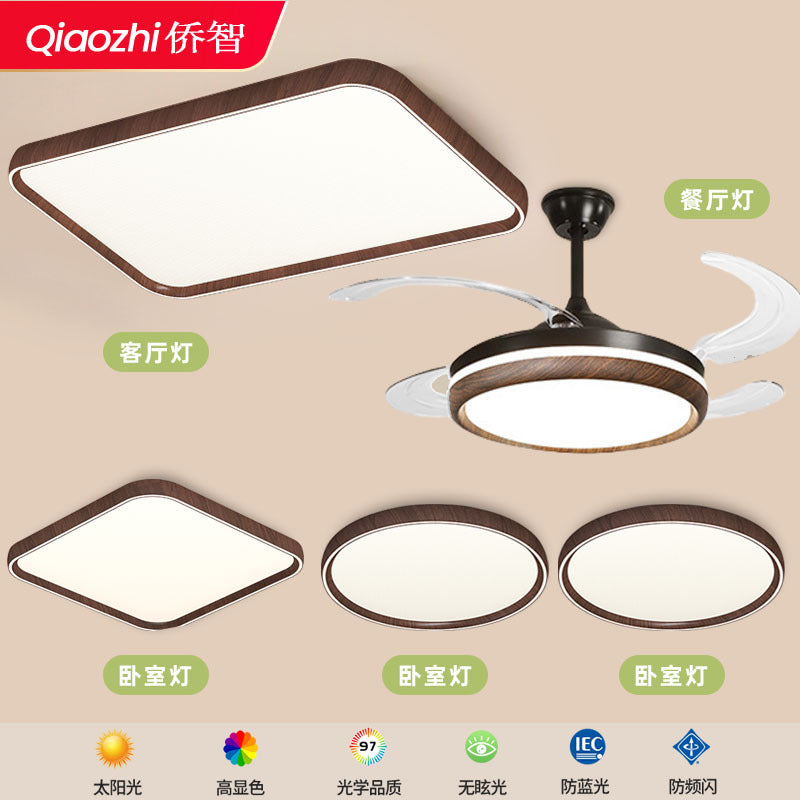 Living room ceiling light bedroom dining room chandelier bedroom light room light led antique lighting Daquan combination package