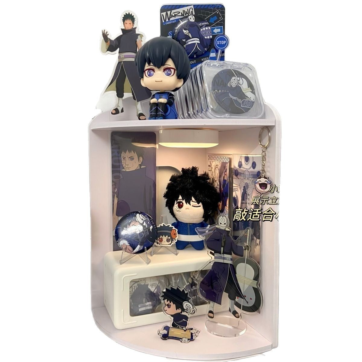 ins wind dormitory bedside corner rack dormitory table multi-functional storage box card millet bar display stand