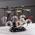 Creative wine glass rack ornament set - new home bar stemware holder, upside down wine glass rack, premium wine rack, barware