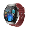 Noble black dial [large health dial] - red silicone + charging head