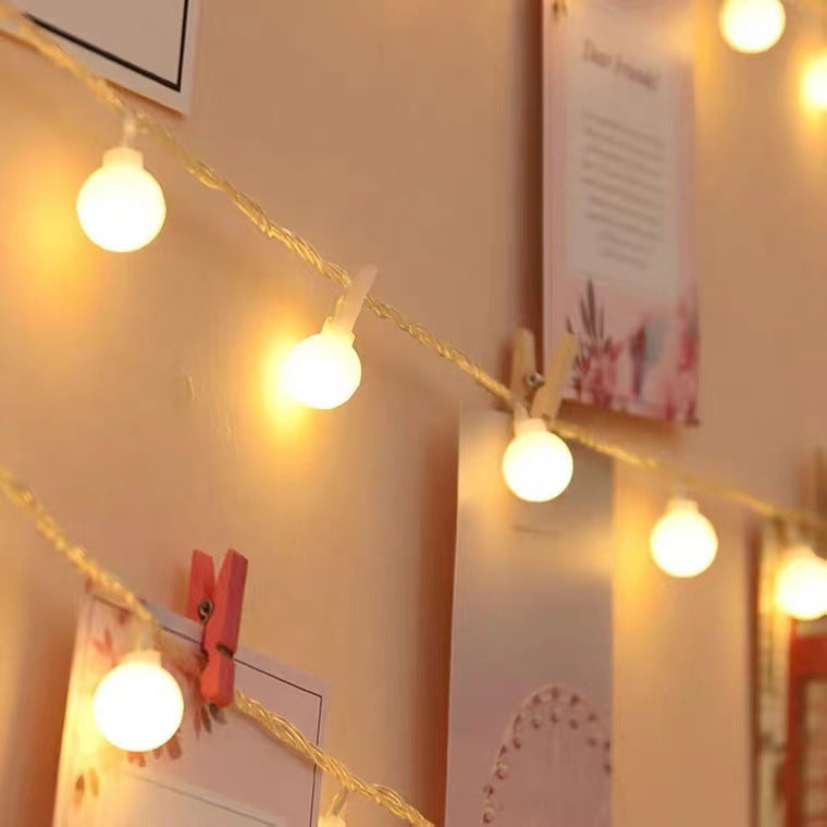 LED star bubble ball camping bubble light string festive christmas garden decoration ambient light gift box bouquet decoration