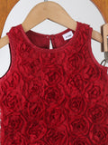 Baby clothing kids set children outfit burgundy sleeveless tops + gray shorts