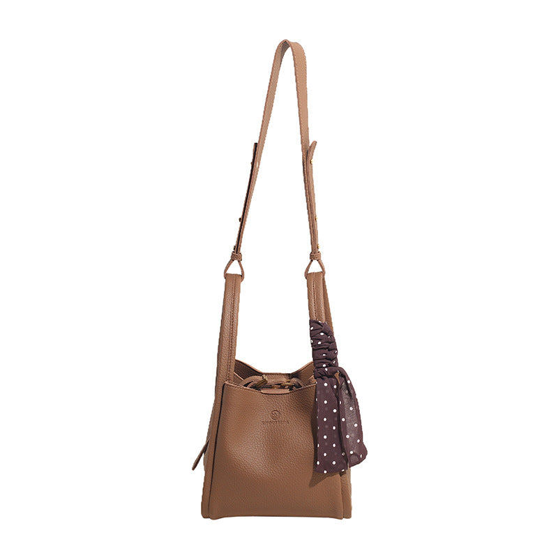 super popular retroeasiest for match bucket bag for women 2025new arrivalsatchel shoulder bag casualcasual cross-body vegetable basket