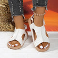 Plus size wedge sandals for women summersandals cross-border foreign trade new arrivalthick sole wedge sandals