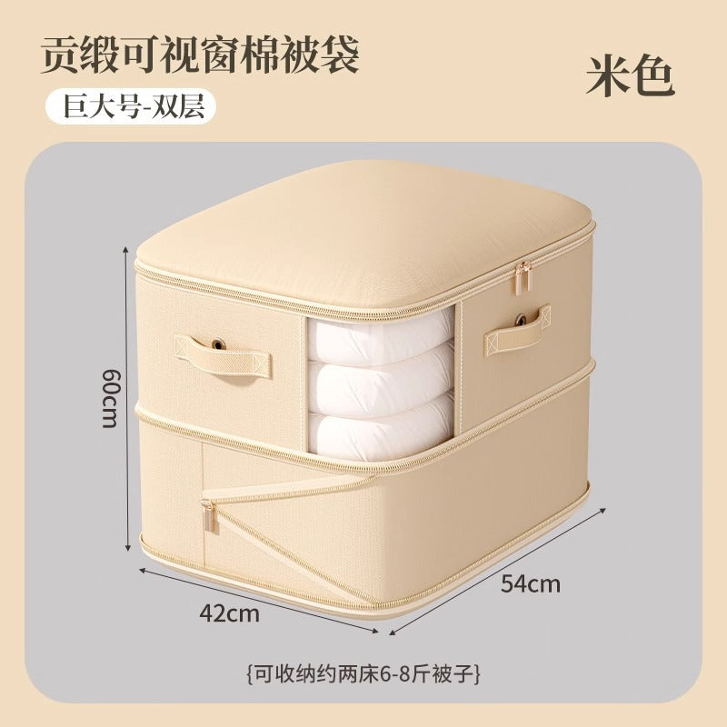 Quilt storage bag, down jacket quilt silk quilt special compression bag, winter season clothes quilt finishing bag