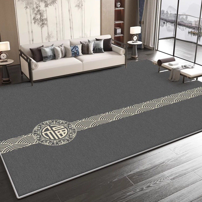 Living room carpet new chinoiserie thickened study soundproof floor mat bedroom bedside sofa coffee table blanket no-wash for home mat