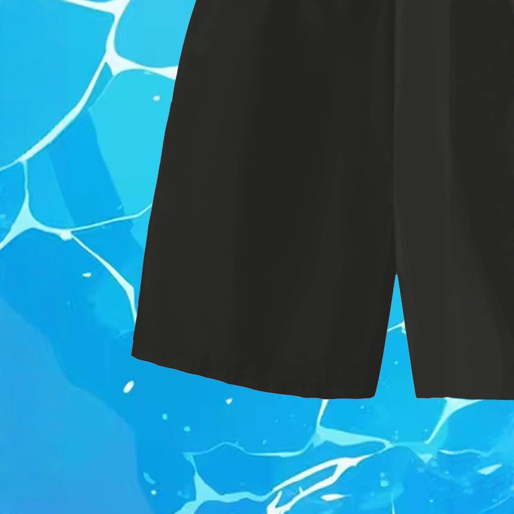 Boys' beach shorts and swim trunks for older kids, perfect for casual summer fun.