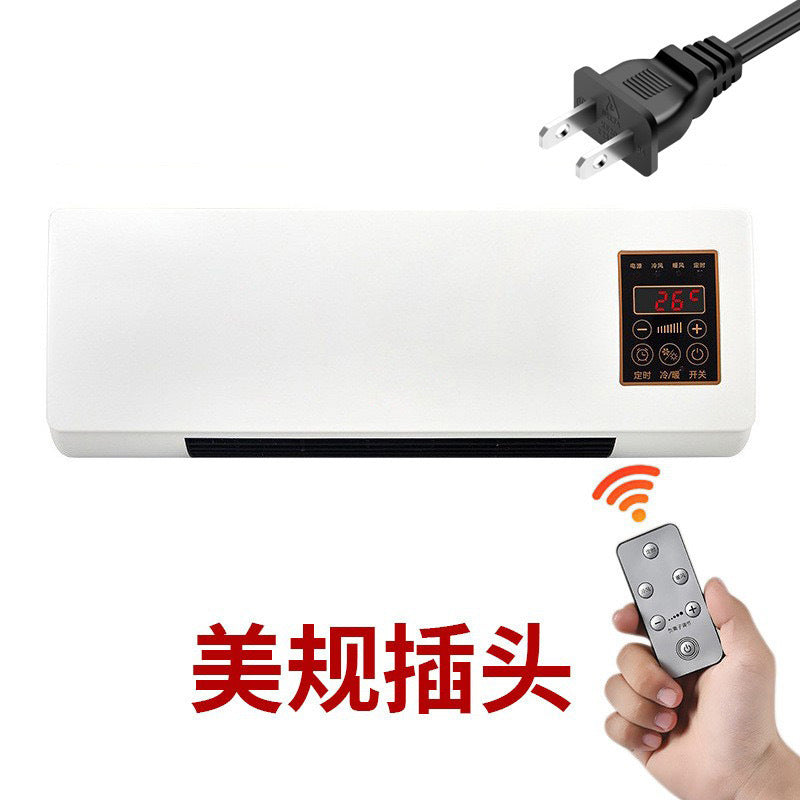 us standard air cooler remote control adjustable indoor wall-mounted heater for home heating and cooling dual-purpose energy saving and power saving