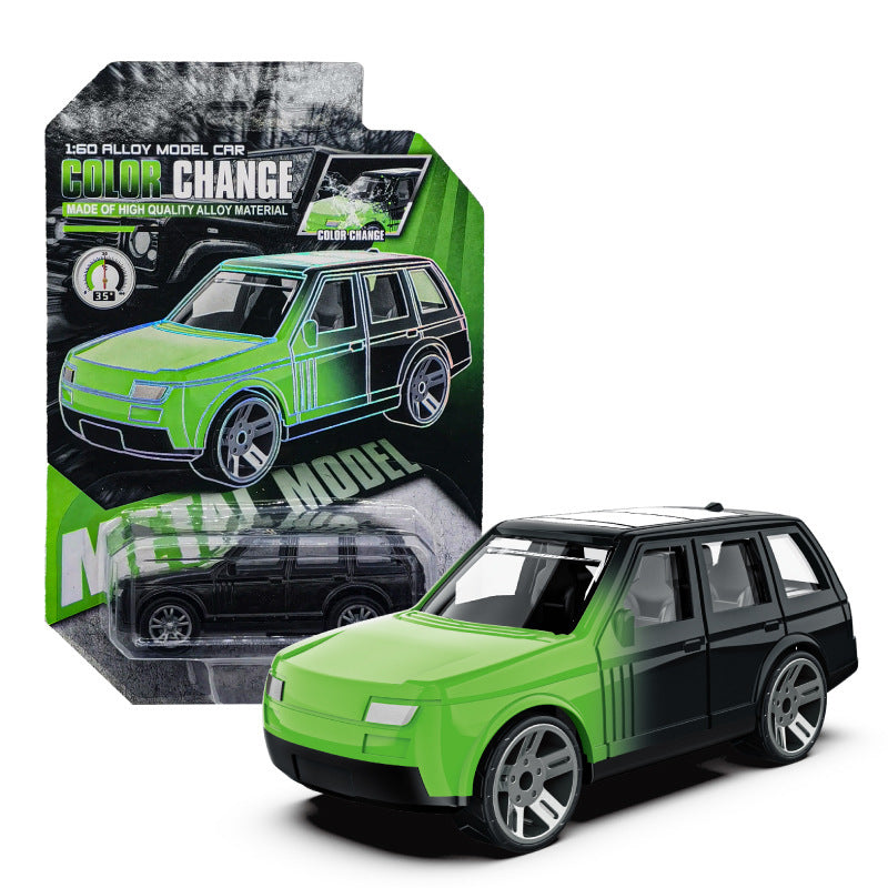 temperature-changing alloy car toy boy racing model kidsren's artificial car model metal sports car wholesale