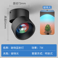 Sunset does not set spotlight embedded for home entrance atmosphere surface mounted bedroom wall wash light popular dawn blue spotlight