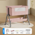 Pure cloth 003 [apricot blossom powder-flagship model] naked bed + potty + bed surround + memory foam mattress + storage basket