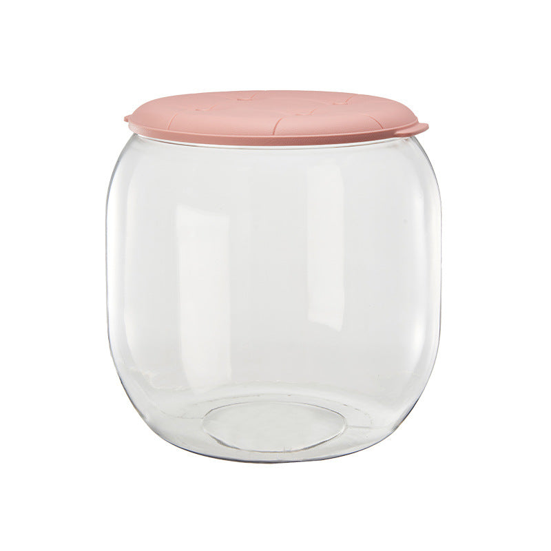 New transparent storage plastic stool - large capacity home toy storage box - clear storage ottoman with seating