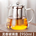 Glass teapot with filter tea water separation cup for homewater kettle fair cup tea maker high borosilicate glass
