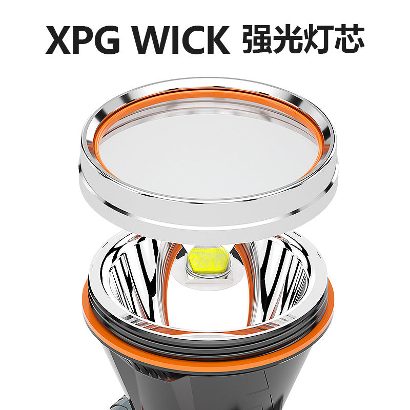 LED strong light rechargeable headlight outdoor long-distance lighting work camping mountaineering night fishing head-mounted induction headlight