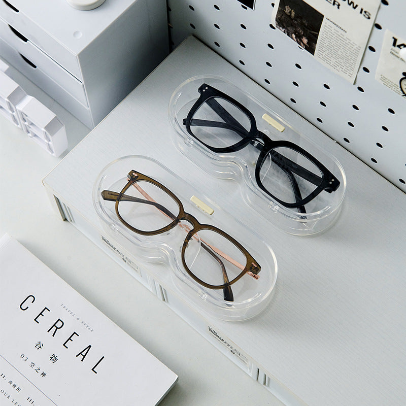 Glasses storage box Versatile portable sunglasses display stand Wall hanging washstand Shelf No punching Home glasses frame