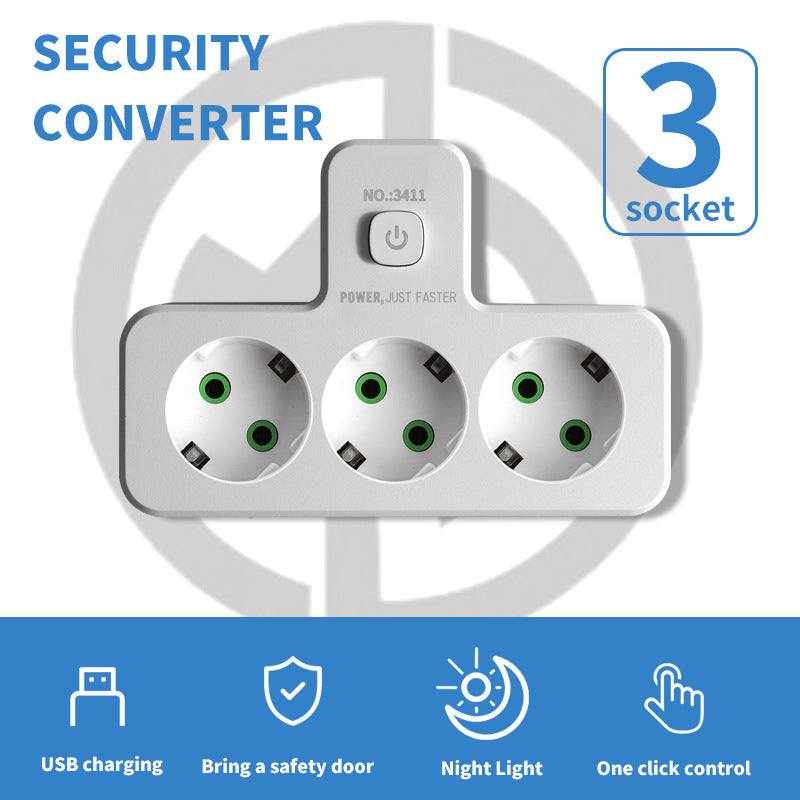 German standard socket power strip, european standard converter plug, russian, european, korean, thai, bali, indonesian