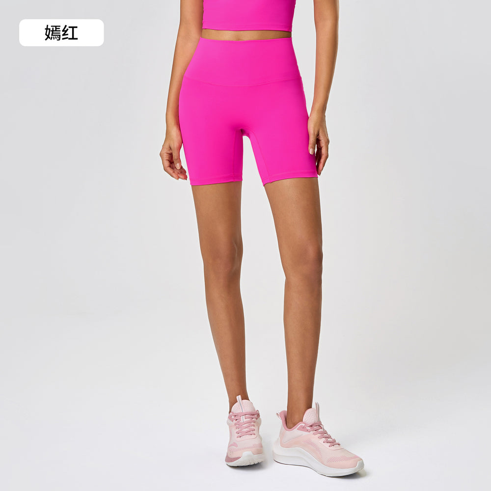 New women's yoga shorts - barely there feel, no camel toe, tight-fitting workout capris - summer fitness yoga wear dk067