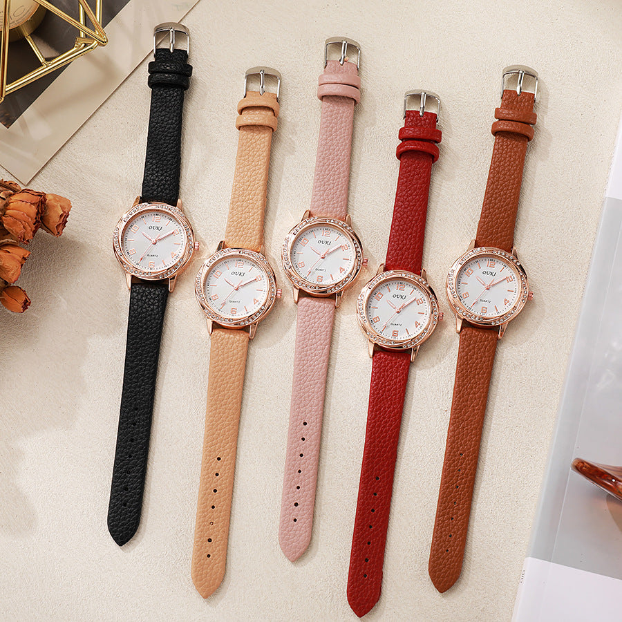 New fashion women's quartz watch - student casual decorative watch with rhinestone case - ladies' watch wholesale